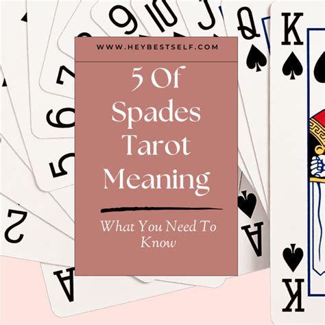 Five of Spades Tarot Card Meanings